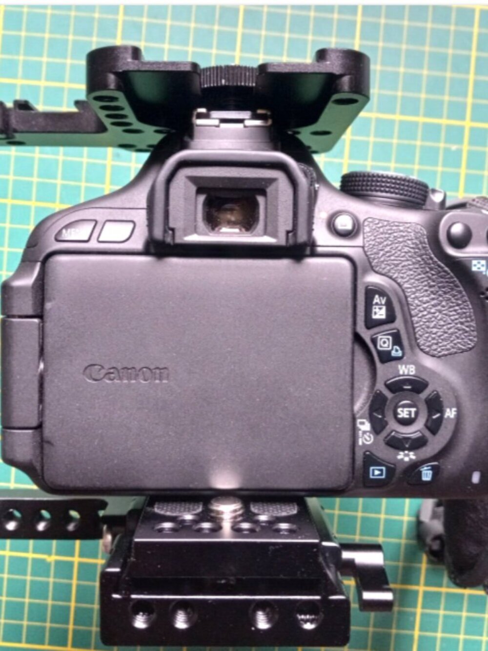 NiceyRig BMPCC Camera Rig Kit w/ Manfrotto Baseplate 15mm Rods & Hardware